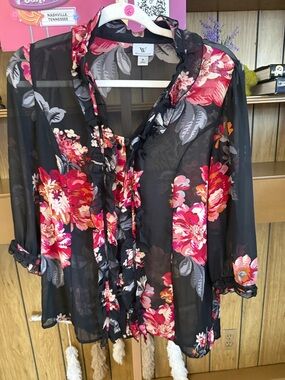 Worthington Sheer Blouse